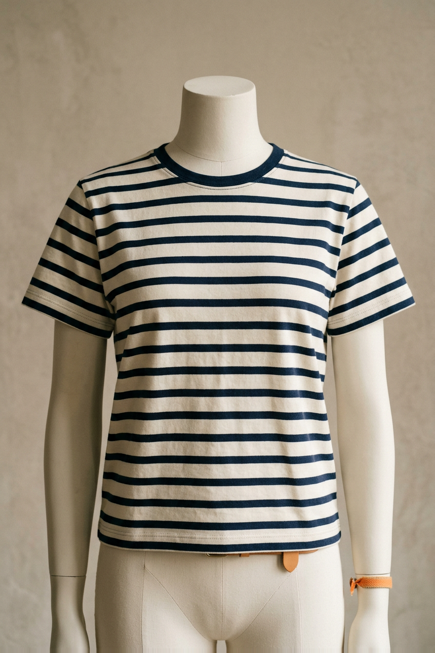 Navy Stripe Tee