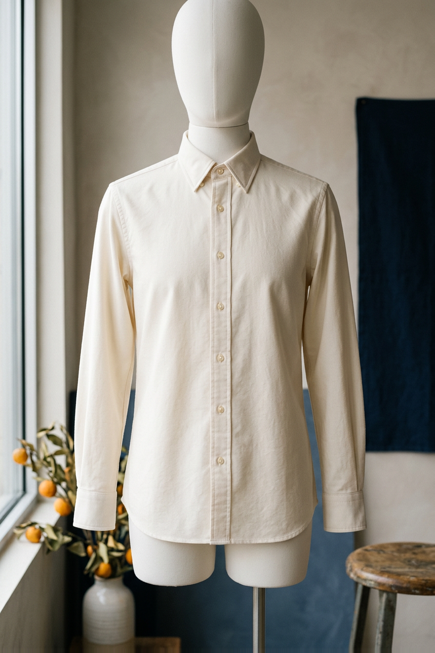 Cream Oxford