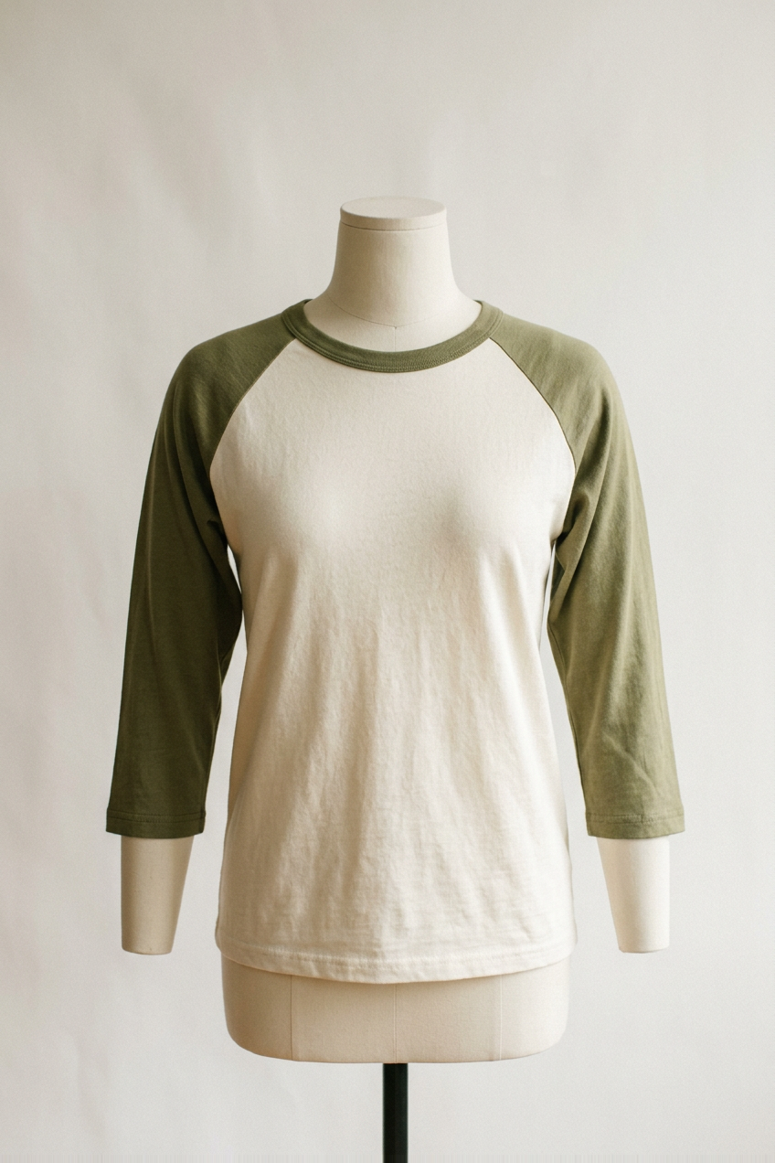 Olive Baseball Tee