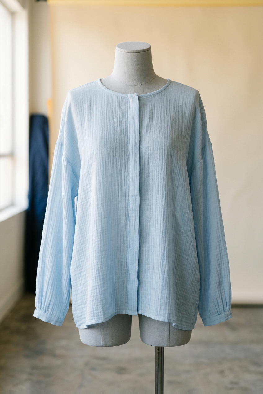 Sky Gauze Shirt