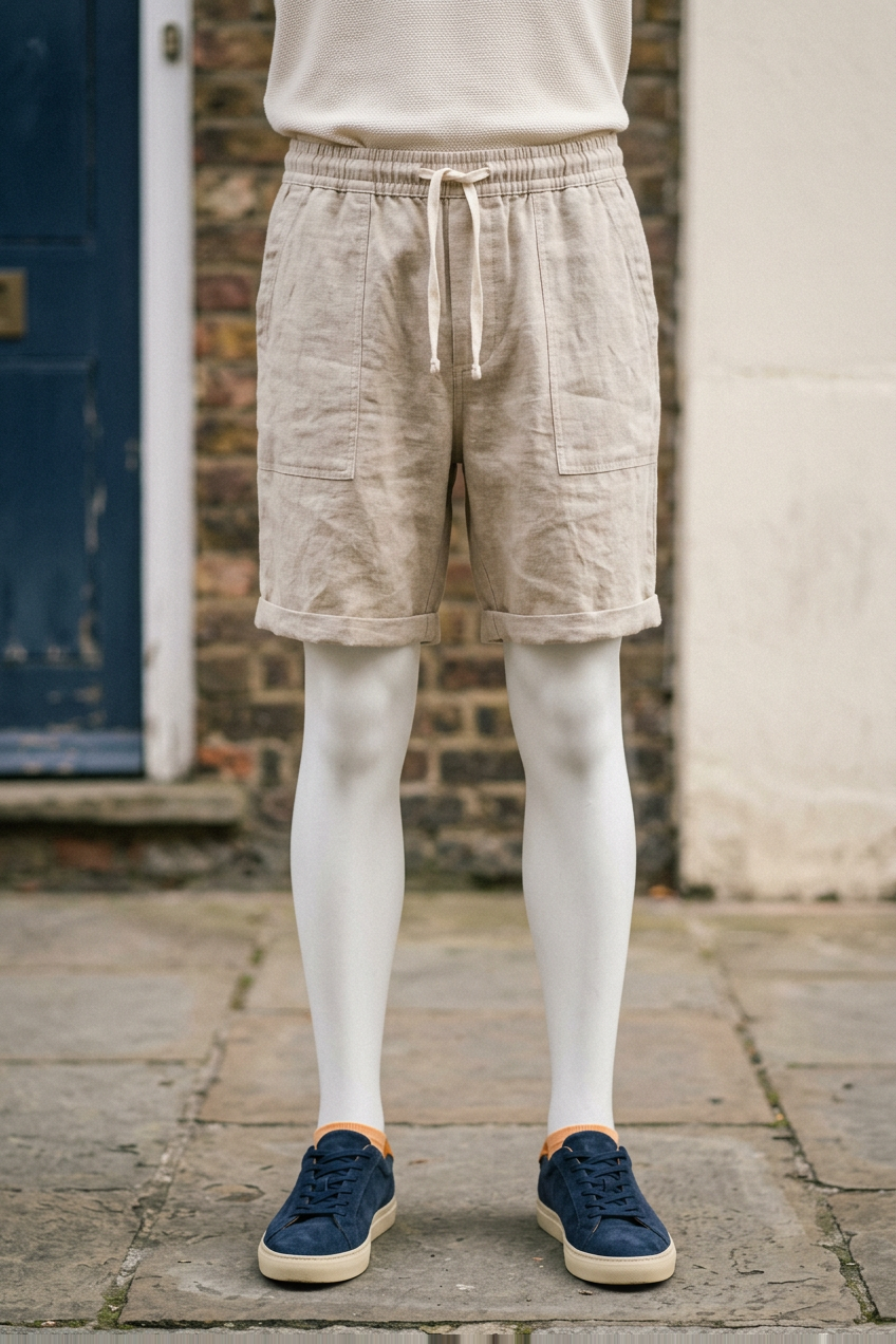 Sand Linen Shorts