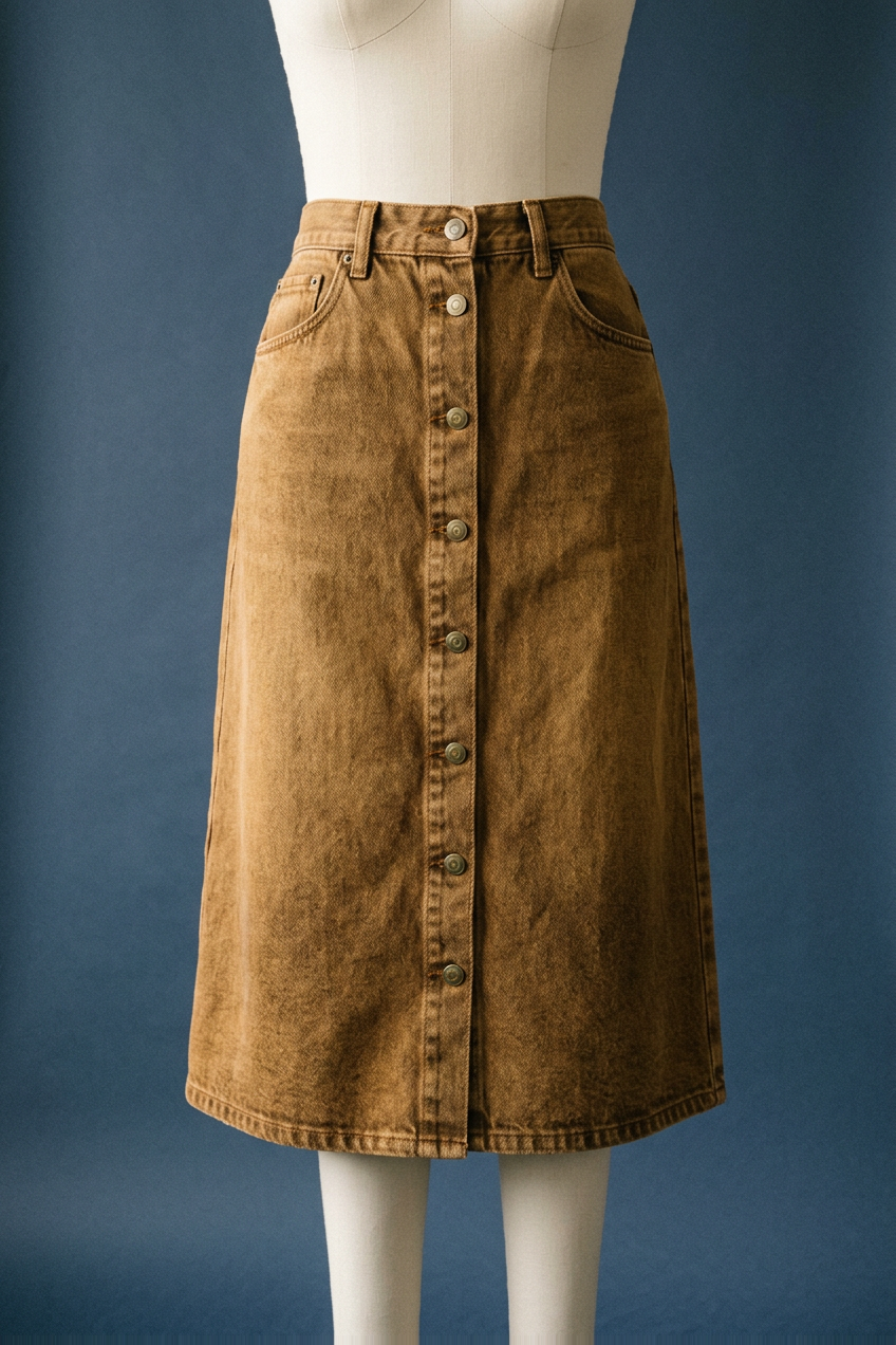 Amber Denim Skirt