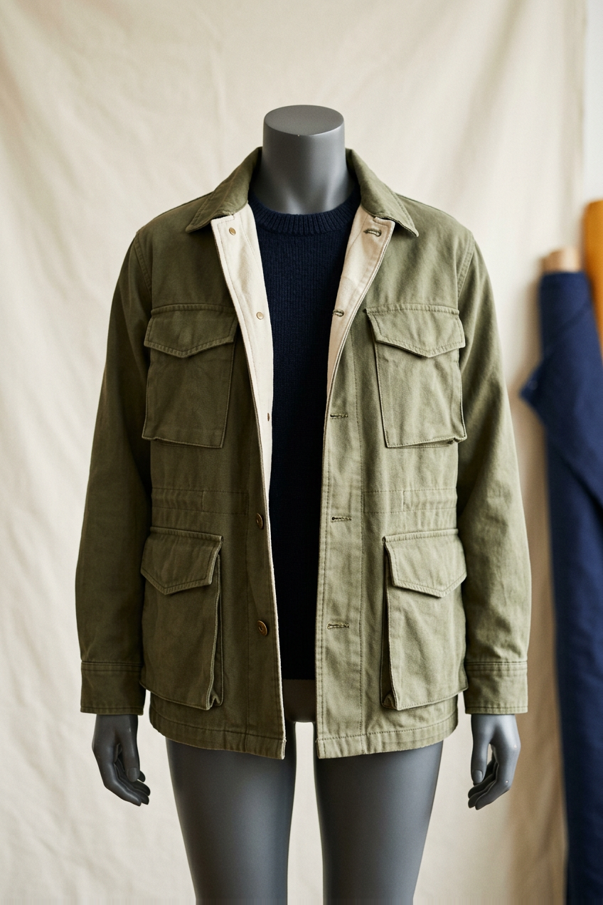 Olive Field Coat