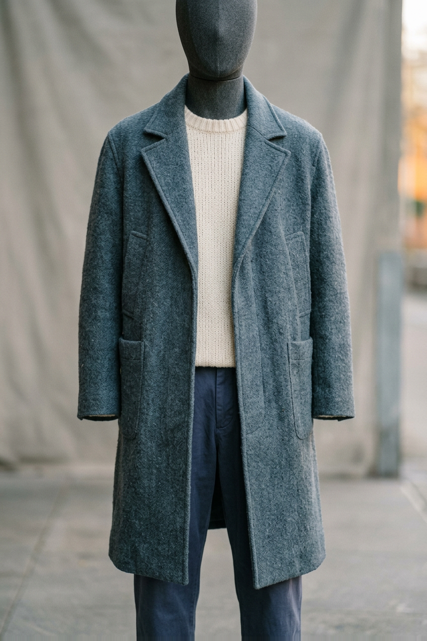 Slate Wool Coat